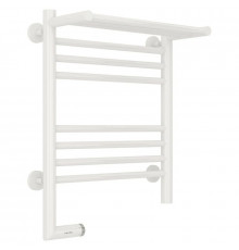Полотенцесушитель электрический 500х400 белый глянец МЭМ левый Сунержа Богема с полкой 2.0 12-5206-5040