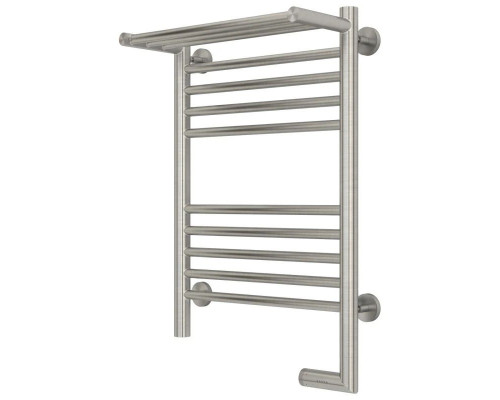 Приобрести Полотенцесушитель электрический 600х400 сатин МЭМ правый Сунержа Богема с полкой 2.0 071-5207-6040 в магазине сантехники Santeh-Crystal.ru