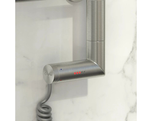 Приобрести Полотенцесушитель электрический 600х400 сатин МЭМ правый Сунержа Богема с полкой 2.0 071-5207-6040 в магазине сантехники Santeh-Crystal.ru