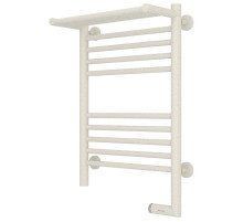 Полотенцесушитель электрический 600х400 античное белое золото МЭМ правый Сунержа Богема с полкой 2.0 10-5207-6040