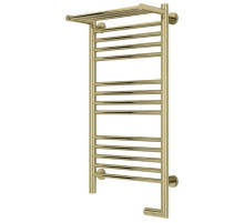 Полотенцесушитель электрический 800х400 шампань МЭМ правый Сунержа Богема с полкой 2.0 020-5207-8040