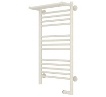 Полотенцесушитель электрический 800х400 античное белое золото МЭМ правый Сунержа Богема с полкой 2.0 10-5207-8040