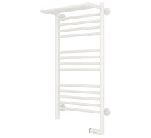 Полотенцесушитель электрический 800х400 белый глянец МЭМ правый Сунержа Богема с полкой 2.0 12-5207-8040