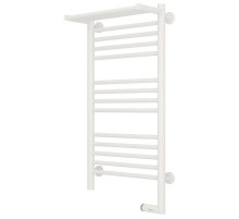 Полотенцесушитель электрический 800х400 белый матовый МЭМ правый Сунержа Богема с полкой 2.0 30-5207-8040