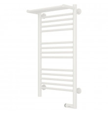 Полотенцесушитель электрический 800х400 белый матовый МЭМ правый Сунержа Богема с полкой 2.0 30-5207-8040