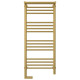 Купить Полотенцесушитель электрический 1000х400 золотой матовый МЭМ левый Сунержа Богема с полкой 2.0 032-5206-1040 в магазине сантехники Santeh-Crystal.ru