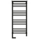 Приобрести Полотенцесушитель электрический 1000х400 черный матовый МЭМ левый Сунержа Богема с полкой 2.0 31-5206-1040 в магазине сантехники Santeh-Crystal.ru
