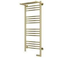 Полотенцесушитель электрический 1000х400 шампань МЭМ правый Сунержа Богема с полкой 2.0 020-5207-1040