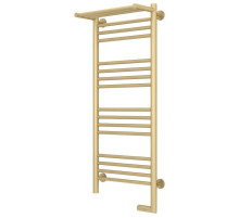 Полотенцесушитель электрический 1000х400 шампань матовая МЭМ правый Сунержа Богема с полкой 2.0 022-5207-1040