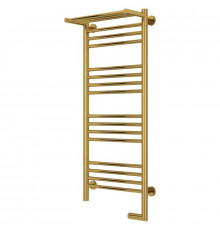 Полотенцесушитель электрический 1000х400 золотой МЭМ правый Сунержа Богема с полкой 2.0 03-5207-1040
