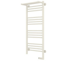 Полотенцесушитель электрический 1000х400 античное белое золото МЭМ правый Сунержа Богема с полкой 2.0 10-5207-1040