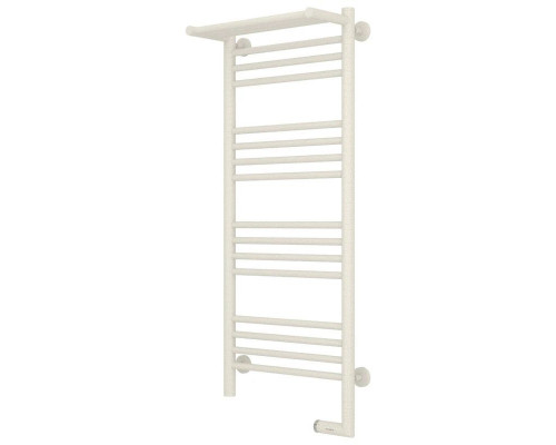 Купить Полотенцесушитель электрический 1000х400 античное белое золото МЭМ правый Сунержа Богема с полкой 2.0 10-5207-1040 в магазине сантехники Santeh-Crystal.ru