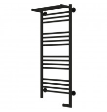 Полотенцесушитель электрический 1000х400 черный матовый МЭМ правый Сунержа Богема с полкой 2.0 31-5207-1040
