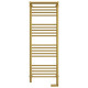 Купить Полотенцесушитель электрический 1200х400 золотой МЭМ правый Сунержа Богема с полкой 2.0 03-5207-1240 в магазине сантехники Santeh-Crystal.ru