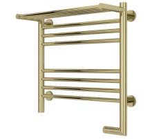 Полотенцесушитель электрический 500х500 шампань МЭМ правый Сунержа Богема с полкой 2.0 020-5207-5050