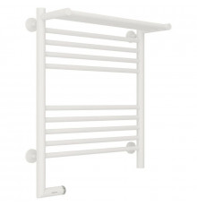 Полотенцесушитель электрический 600х500 белый матовый МЭМ левый Сунержа Богема с полкой 2.0 30-5206-6050
