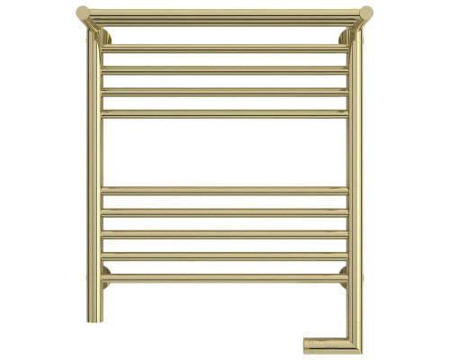 Заказать Полотенцесушитель электрический 600х500 шампань МЭМ правый Сунержа Богема с полкой 2.0 020-5207-6050 в магазине сантехники Santeh-Crystal.ru