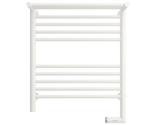 Заказать Полотенцесушитель электрический 600х500 белый матовый МЭМ правый Сунержа Богема с полкой 2.0 30-5207-6050 в магазине сантехники Santeh-Crystal.ru