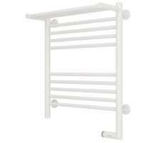 Полотенцесушитель электрический 600х500 белый матовый МЭМ правый Сунержа Богема с полкой 2.0 30-5207-6050