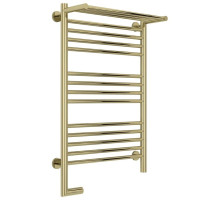 Полотенцесушитель электрический 800х500 шампань МЭМ левый Сунержа Богема с полкой 2.0 020-5206-8050