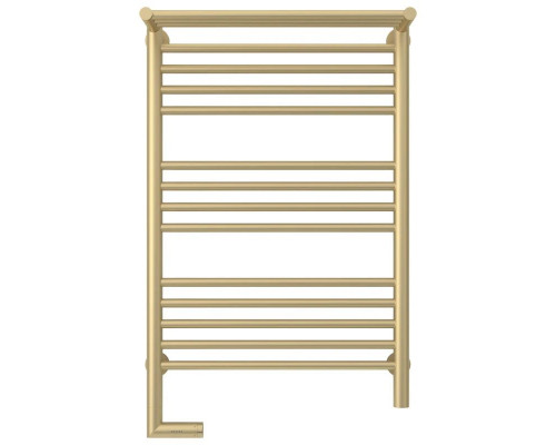 Заказать Полотенцесушитель электрический 800х500 шампань матовая МЭМ левый Сунержа Богема с полкой 2.0 022-5206-8050 в магазине сантехники Santeh-Crystal.ru