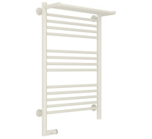 Полотенцесушитель электрический 800х500 античное белое золото МЭМ левый Сунержа Богема с полкой 2.0 10-5206-8050