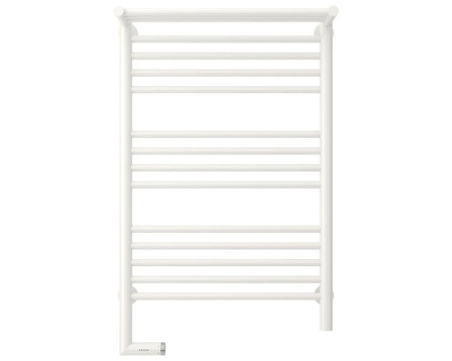 Приобрести Полотенцесушитель электрический 800х500 белый глянец МЭМ левый Сунержа Богема с полкой 2.0 12-5206-8050 в магазине сантехники Santeh-Crystal.ru