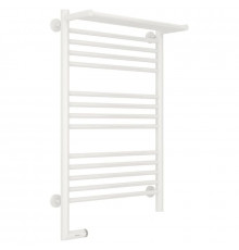Полотенцесушитель электрический 800х500 белый глянец МЭМ левый Сунержа Богема с полкой 2.0 12-5206-8050