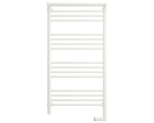 Купить Полотенцесушитель электрический 1000х500 белый матовый МЭМ правый Сунержа Богема с полкой 2.0 30-5207-1050 в магазине сантехники Santeh-Crystal.ru