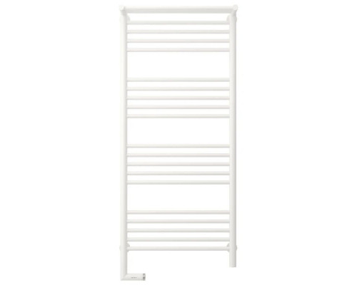 Заказать Полотенцесушитель электрический 1200х500 белый матовый МЭМ левый Сунержа Богема с полкой 2.0 30-5206-1250 в магазине сантехники Santeh-Crystal.ru