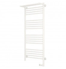 Полотенцесушитель электрический 1200х500 белый глянец МЭМ правый Сунержа Богема с полкой 2.0 12-5207-1250