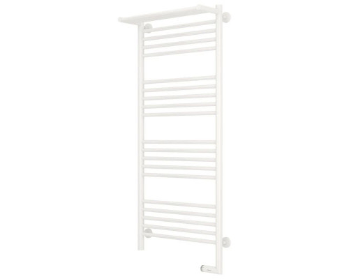 Заказать Полотенцесушитель электрический 1200х500 белый глянец МЭМ правый Сунержа Богема с полкой 2.0 12-5207-1250 в магазине сантехники Santeh-Crystal.ru