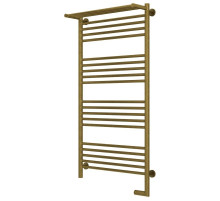 Полотенцесушитель электрический 1200х600 состаренная бронза МЭМ правый Сунержа Богема с полкой 2.0 05-5207-1260