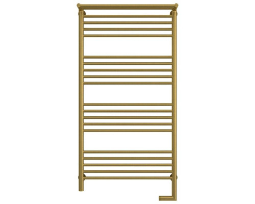 Приобрести Полотенцесушитель электрический 1200х600 состаренная латунь МЭМ правый Сунержа Богема с полкой 2.0 051-5207-1260 в магазине сантехники Santeh-Crystal.ru