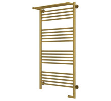 Полотенцесушитель электрический 1200х600 состаренная латунь МЭМ правый Сунержа Богема с полкой 2.0 051-5207-1260