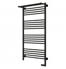 Полотенцесушитель электрический 1200х600 черный матовый МЭМ правый Сунержа Богема с полкой 2.0 31-5207-1260
