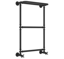 Полотенцесушитель водяной 860х500 темный титан муар Сунержа Ренессанс 1386 15-0281-8650