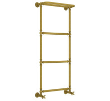 Полотенцесушитель водяной 1260х500 состаренная латунь Сунержа Ренессанс 1386 051-0281-1250