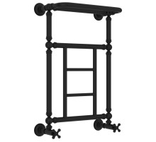 Полотенцесушитель водяной 660х400 черный матовый Сунержа Ренессанс 1452 31-0282-6640