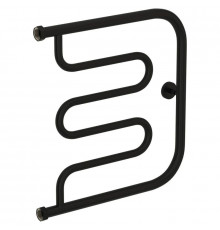 Полотенцесушитель водяной 500х500 черный матовый Сунержа Лира+ 31-4011-5050