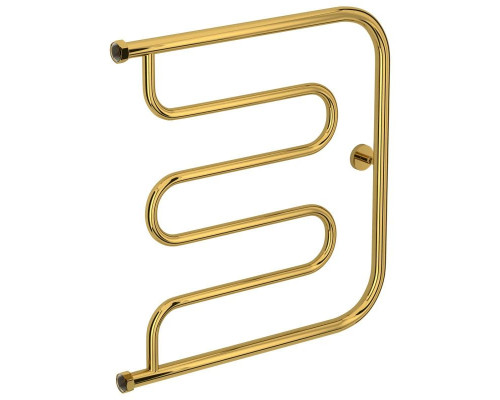 Заказать Полотенцесушитель водяной 600х600 золотой Сунержа Лира+ 03-4011-6060 в магазине сантехники Santeh-Crystal.ru