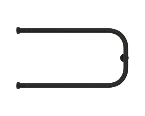 Приобрести Полотенцесушитель водяной 320х650 черный матовый Сунержа П-образный +2 полки 31-4004-3265 в магазине сантехники Santeh-Crystal.ru