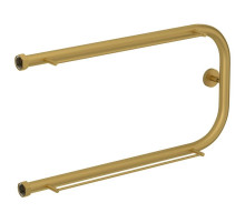 Полотенцесушитель водяной 320х650 золотой матовый Сунержа П-образный +2 полки 032-4004-3265