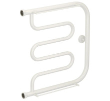 Полотенцесушитель водяной 500х500 белый глянец Сунержа Лира +2 полки 12-4012-5050