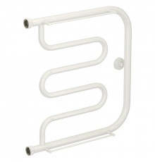 Полотенцесушитель водяной 500х500 белый глянец Сунержа Лира +2 полки 12-4012-5050