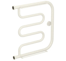 Полотенцесушитель водяной 500х500 античное белое золото Сунержа Лира +2 полки 10-4012-5050