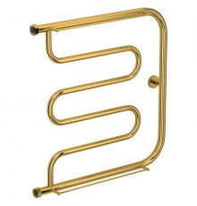 Полотенцесушитель водяной 600х600 золотой Сунержа Лира +2 полки 03-4012-6060