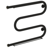 Полотенцесушитель водяной 500х650 черный матовый Сунержа М-образный +2 полки 31-4008-5065