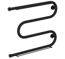 Полотенцесушитель водяной 500х650 темный титан муар Сунержа М-образный +2 полки 15-4008-5065