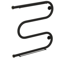 Полотенцесушитель водяной 600х600 темный титан муар Сунержа М-образный +2 полки 15-4008-6060